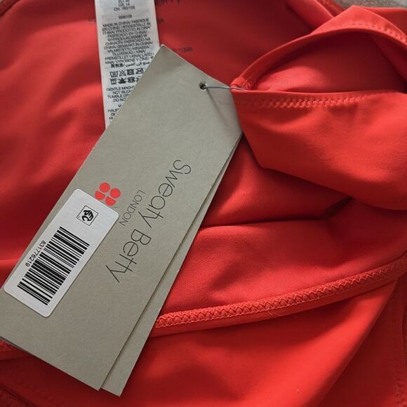 Sweaty Betty Peninsula Hipster Bikini Swim Bottoms Briefs Resort Red Sz XL - Picture 5 of 5